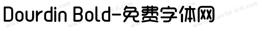 Dourdin Bold字体转换